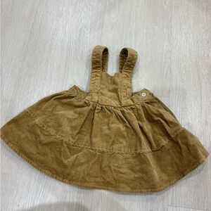 Rylee + Cru Tan Corduroy Girl Dress